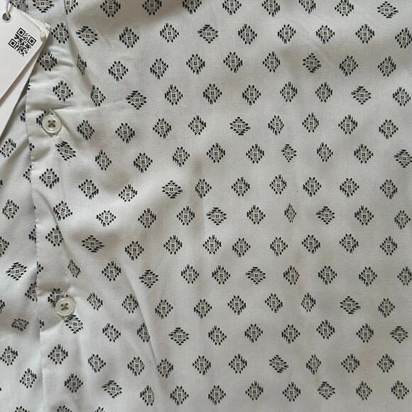 NWT Denim & Flower Petite Print Blouse Sz. XL - Picture 3 of 6